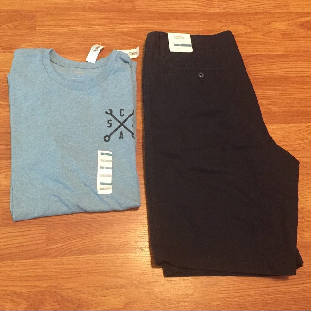 Old Navy Shirt and Shorts Set Size Large & W34